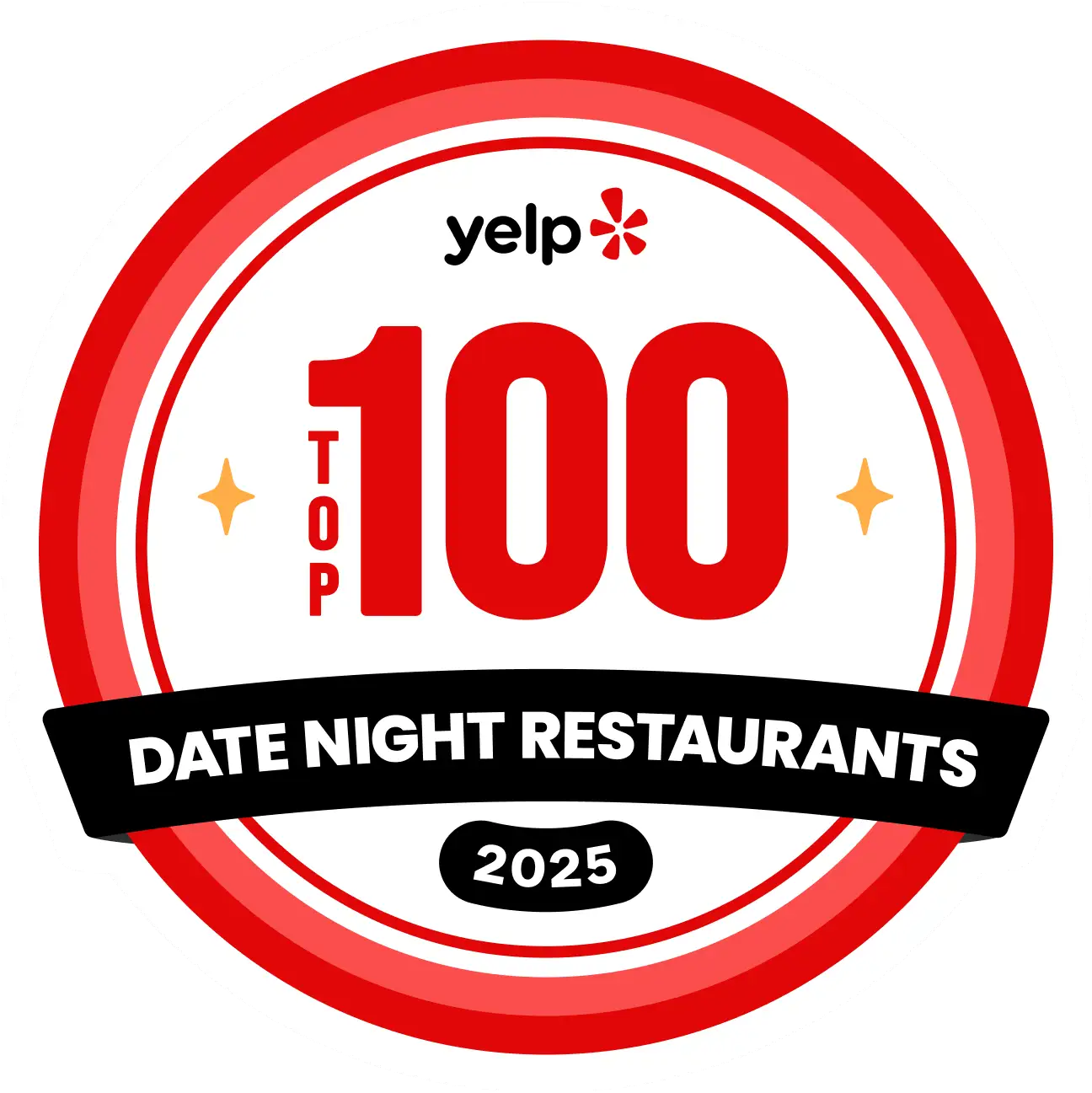 Yelp Top 100 Date Night Award